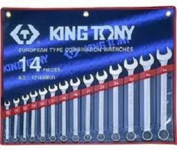 Bộ cờ lê vòng miệng 10-32mm 14 chi tiết Kingtony 1214MR