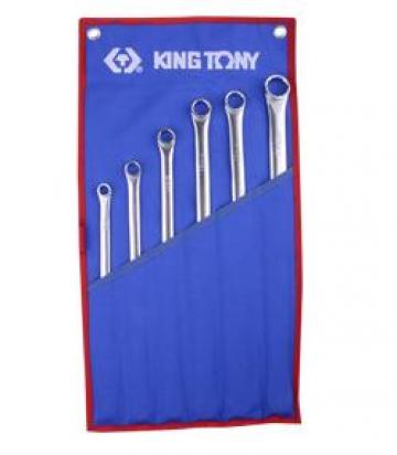 Bộ cờ lê 2 đầu vòng dài 6 chi tiết Kingtony 1F06MRN